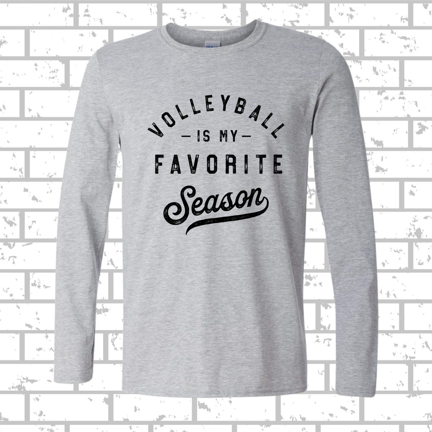 Volleyball Favorite Season Long Sleeve T-Shirt