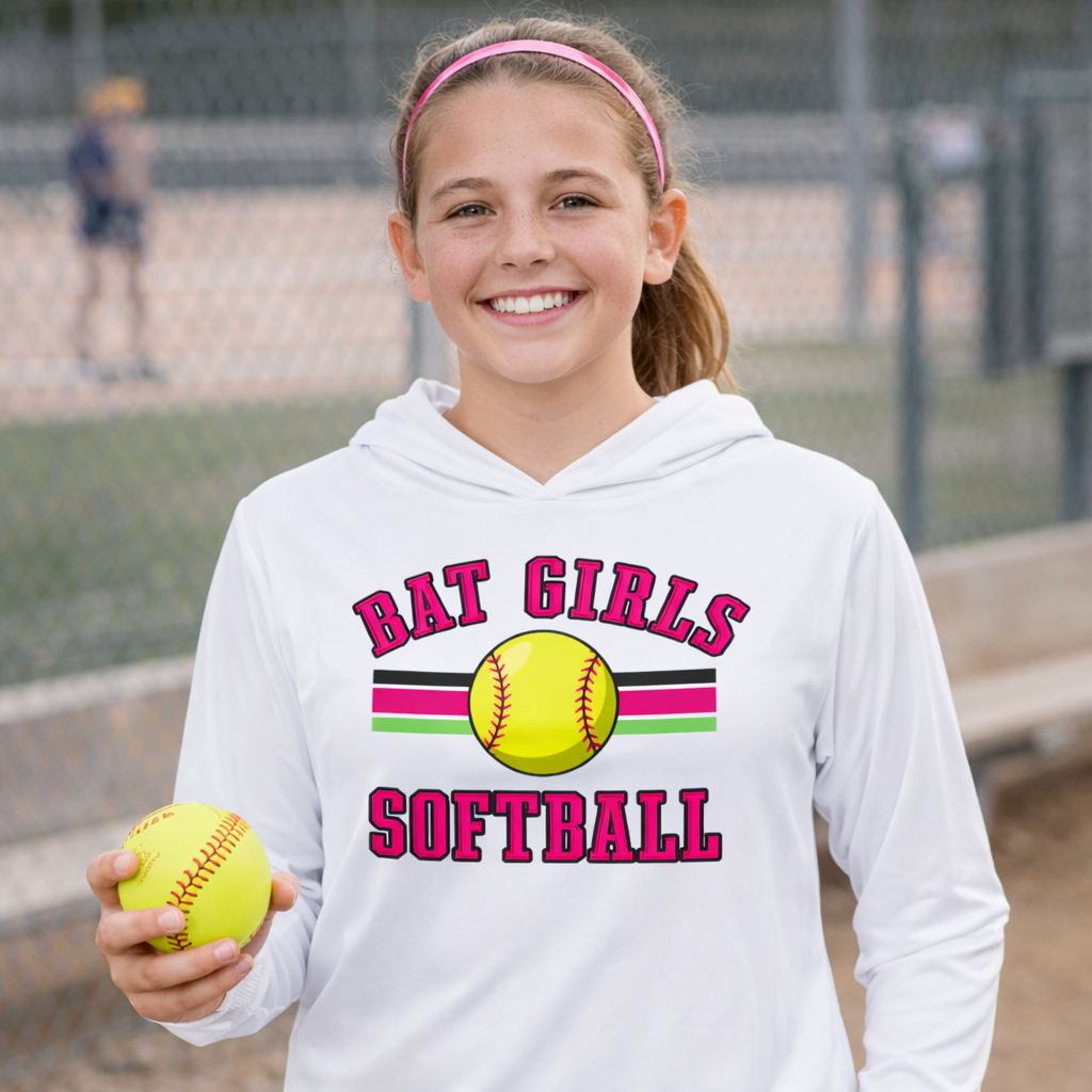 Bat Girls Retro Stripe Logo - All Styles