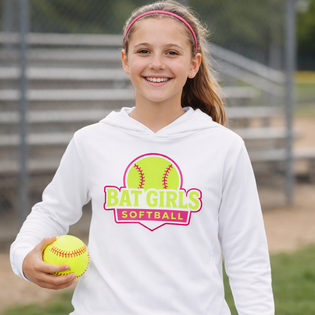 Bat Girls Neon Badge Logo - All Styles