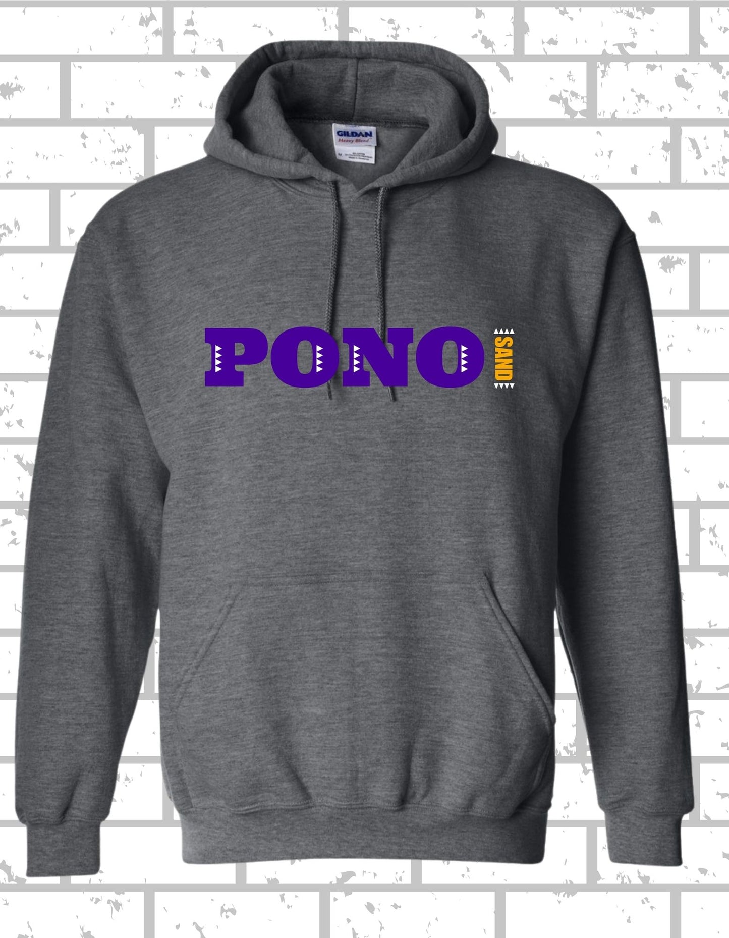 PONO Hoodie Sand Logo