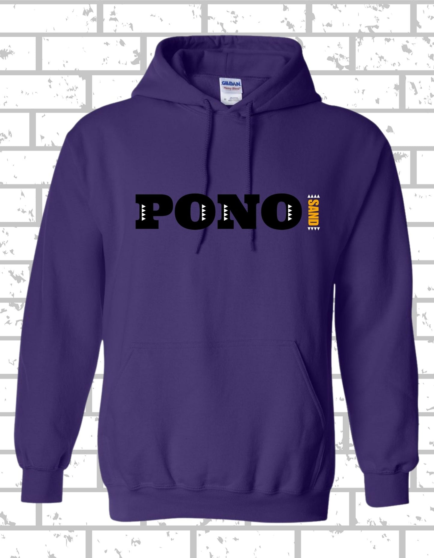 PONO Hoodie Sand Logo