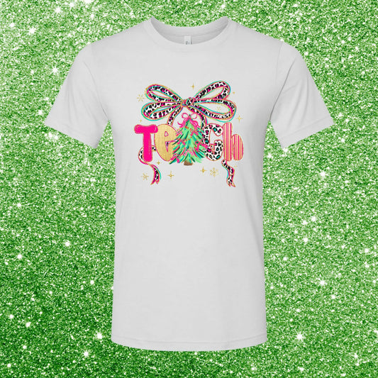 Teacher Christmas SS T-Shirt