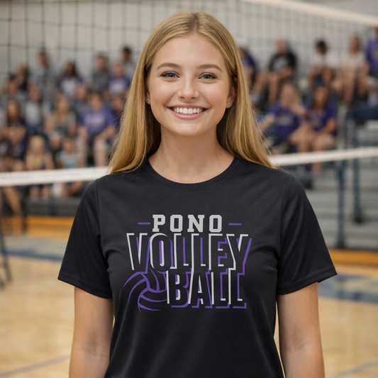 PONO UPF Performance Women's Short Sleeve - Bleacher Squad