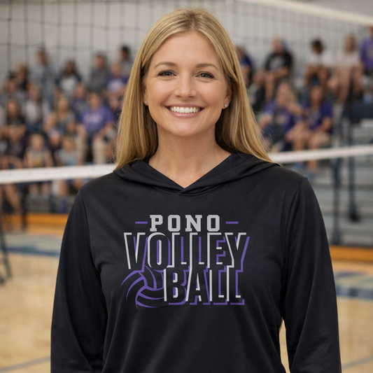 PONO UPF Performance Hooded Long Sleeve - Bleacher Squad