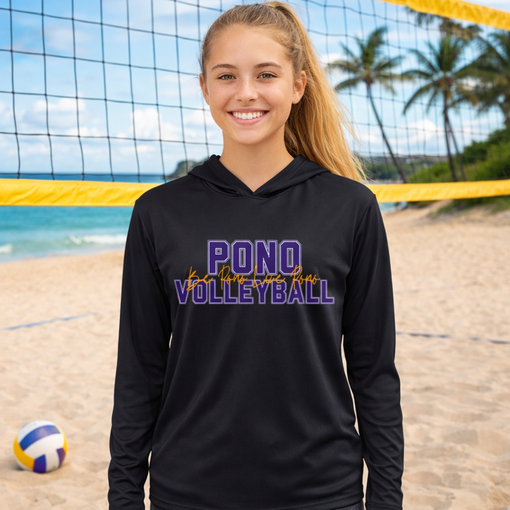 PONO UPF Performance Hooded Long Sleeve - Be Pono Live Pono