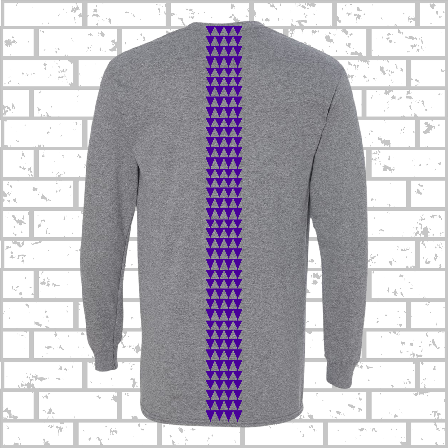 PONO Long Sleeve Two Sided P and Spine Art