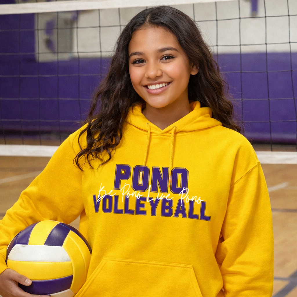 PONO Long Sleeve Hoodie - Be Pono Live Pono