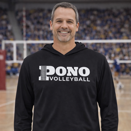 PONO UPF Performance Hooded Long Sleeve - PONO Main Logo