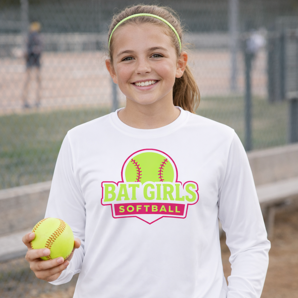 Bat Girls Neon Badge Logo - All Styles