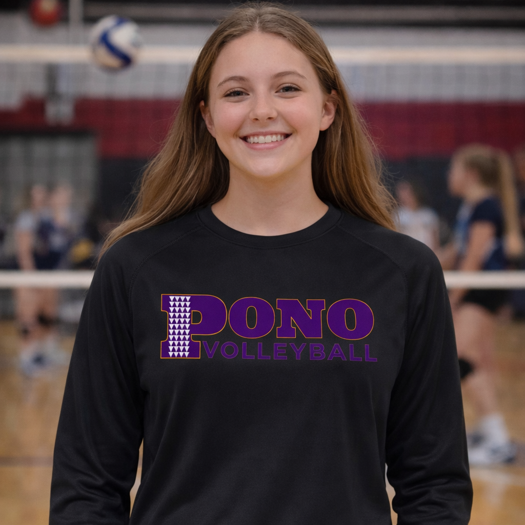 PONO UPF Performance Long Sleeve - PONO Main Logo