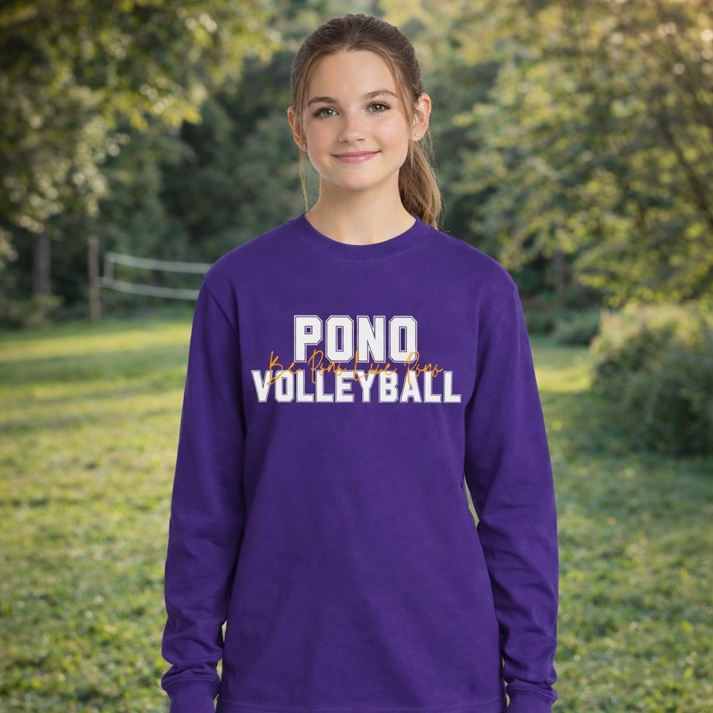 PONO Long Sleeve T-Shirt - Be Pono Live Pono