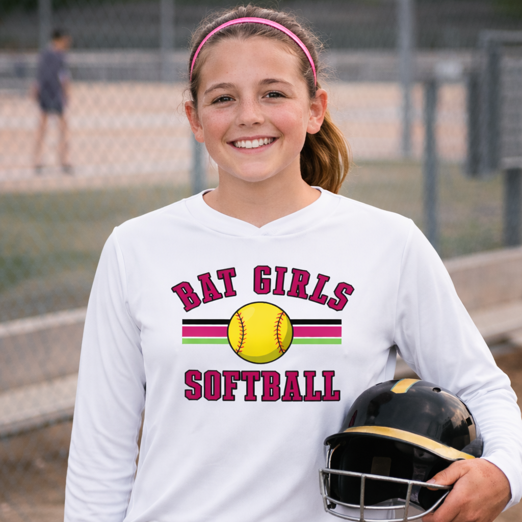 Bat Girls Retro Stripe Logo - All Styles