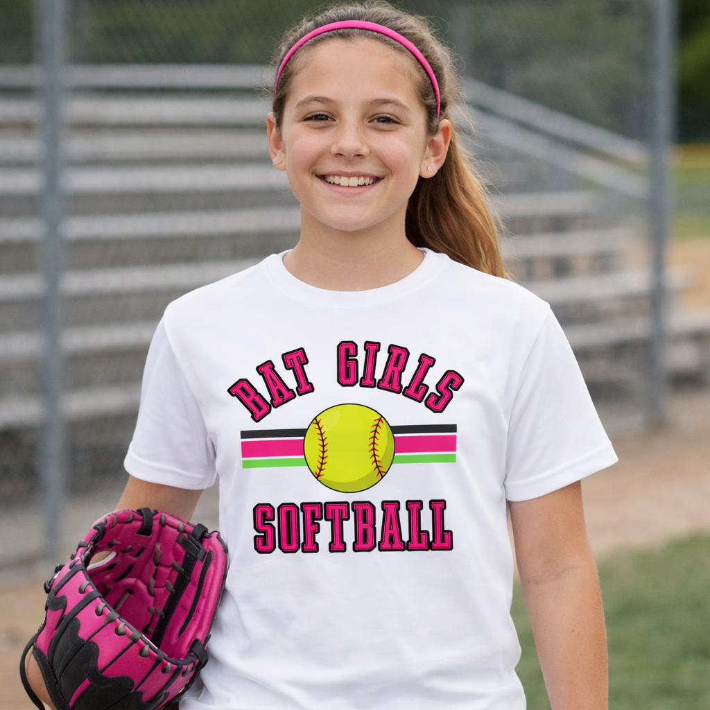 Bat Girls Retro Stripe Logo - All Styles