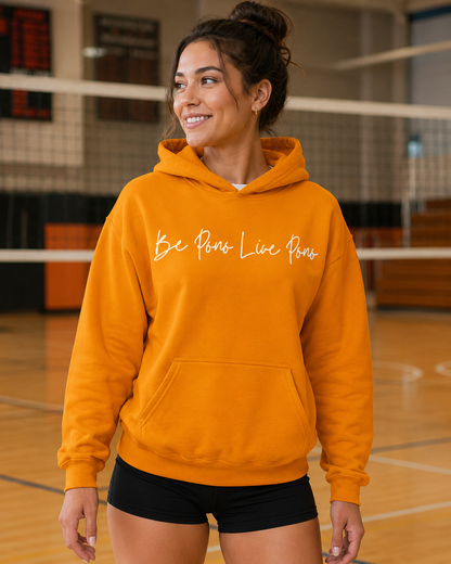 Cotton Hoodie::Gold-White