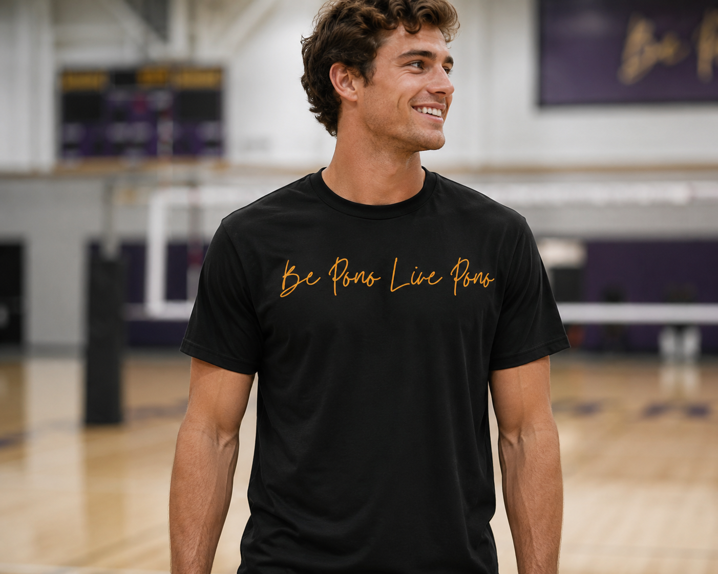 Performance Tee::Black-Gold
