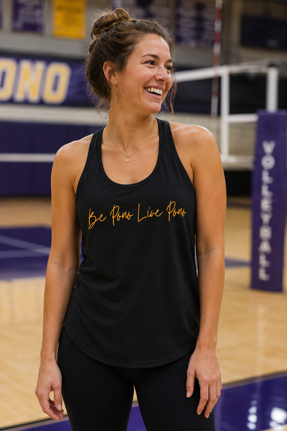 Cotton Tank::Black-Gold