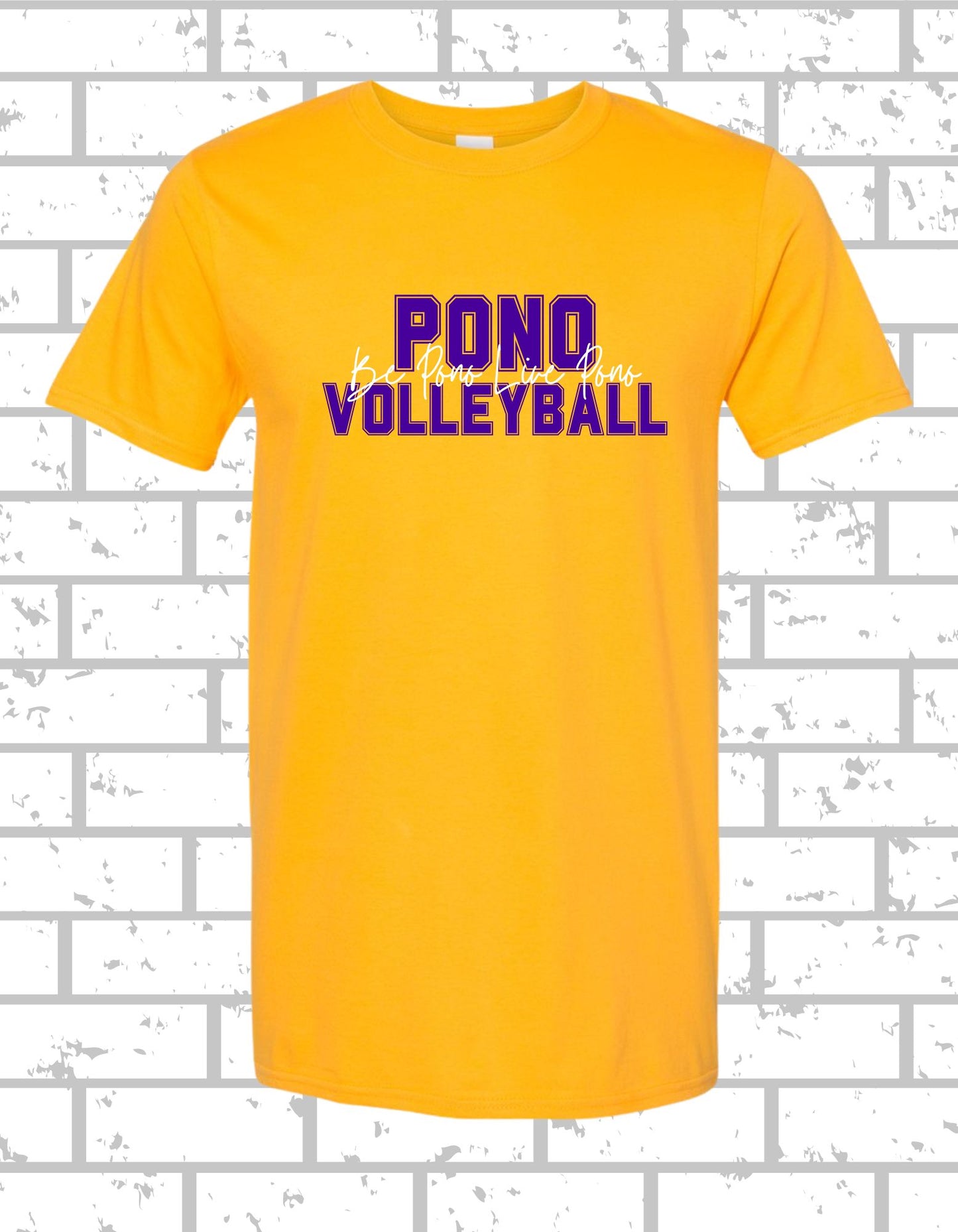PONO Short Sleeve Be Pono Live Pono