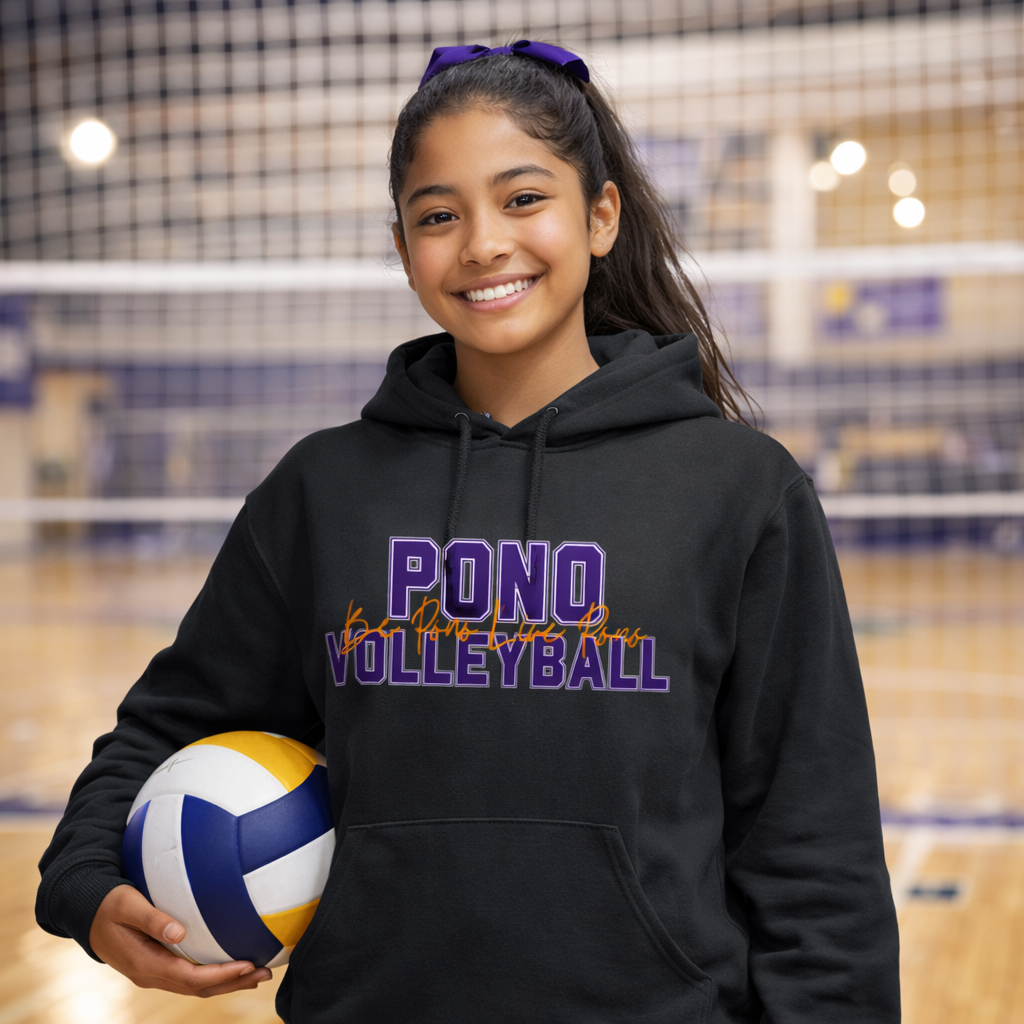 PONO Long Sleeve Hoodie - Be Pono Live Pono