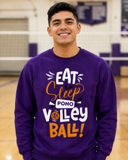 Cotton Crewneck::Purple