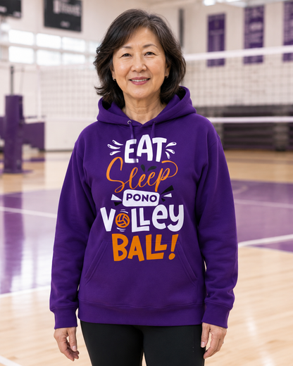 Cotton Hoodie::Purple
