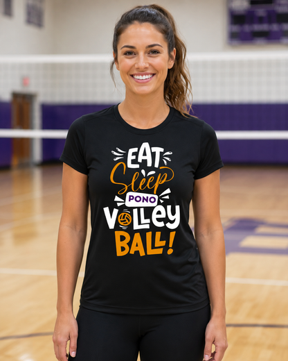Ladies Performance Tee::Black