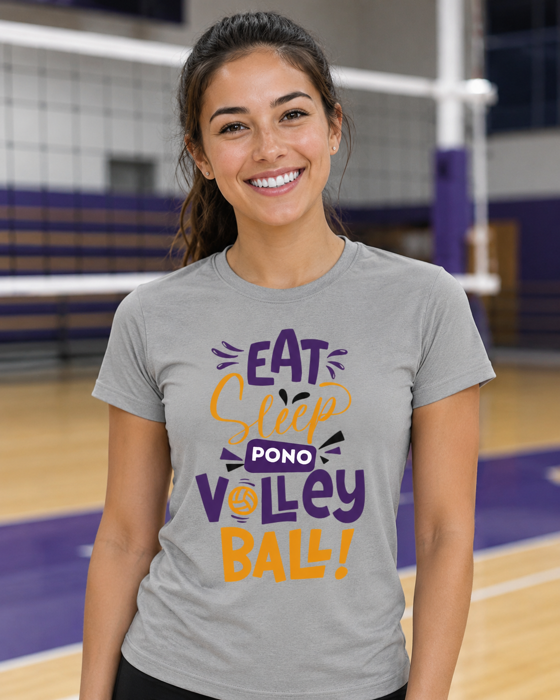 Ladies Performance Tee::Grey
