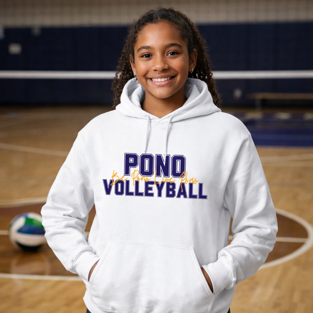 PONO Long Sleeve Hoodie - Be Pono Live Pono
