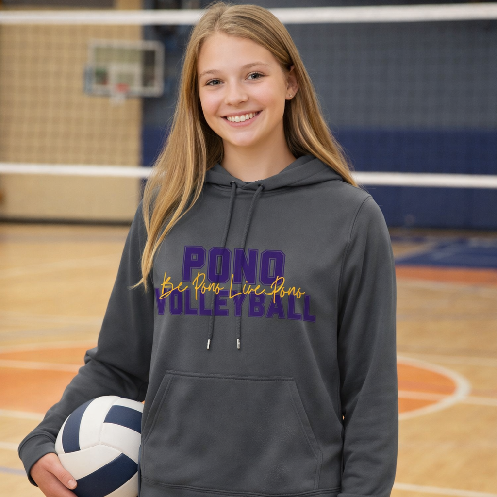 Premium Dri Fit/Performance  Long Sleeve Hoodie - Be Pono Live Pono
