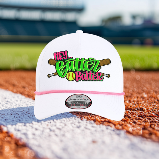 Hey Batter Batter Softball Woman's Fit Hat