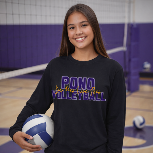 PONO Long Sleeve T-Shirt - Be Pono Live Pono