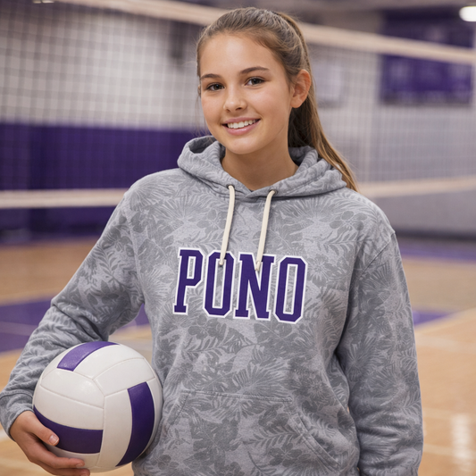 PONO ALOHA Long Sleeve Hoodie - Limited Time Offer