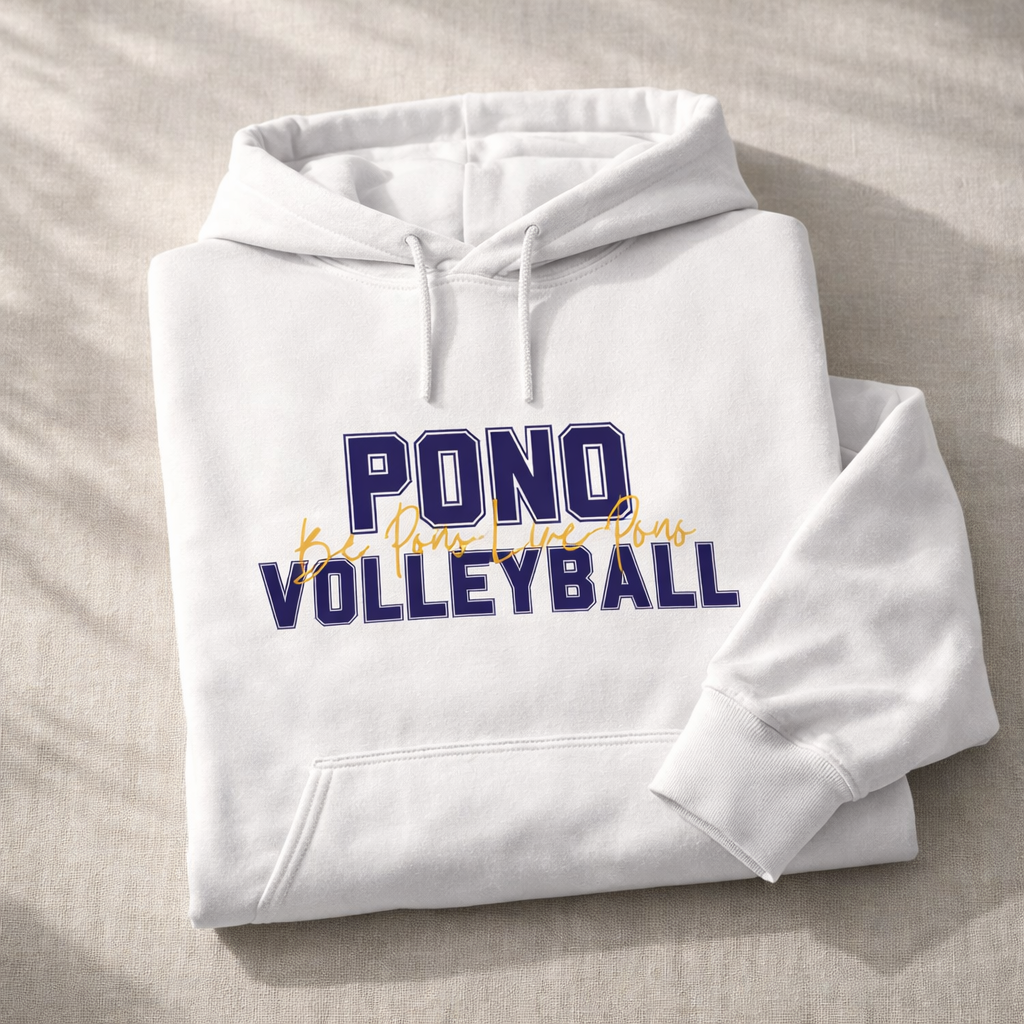 PONO Long Sleeve Hoodie - Be Pono Live Pono