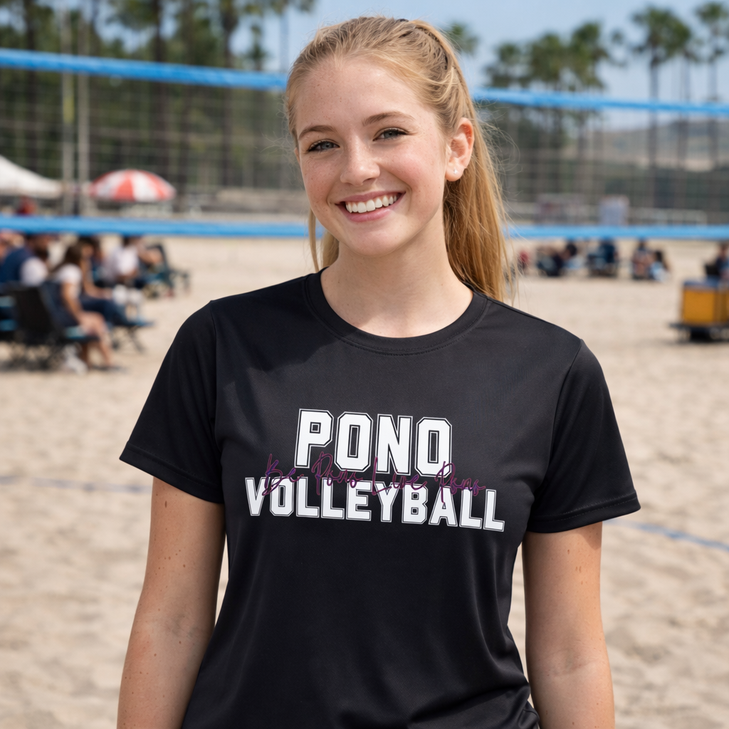 Ladies Performance Tee::Black