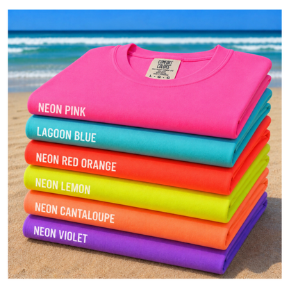 Neon Pennant Tee - colors