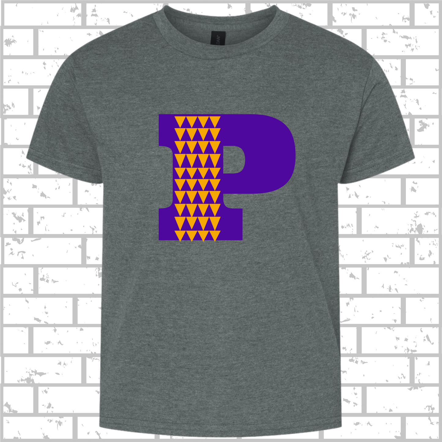 PONO Short Sleeve Two Sided P and Spine Art