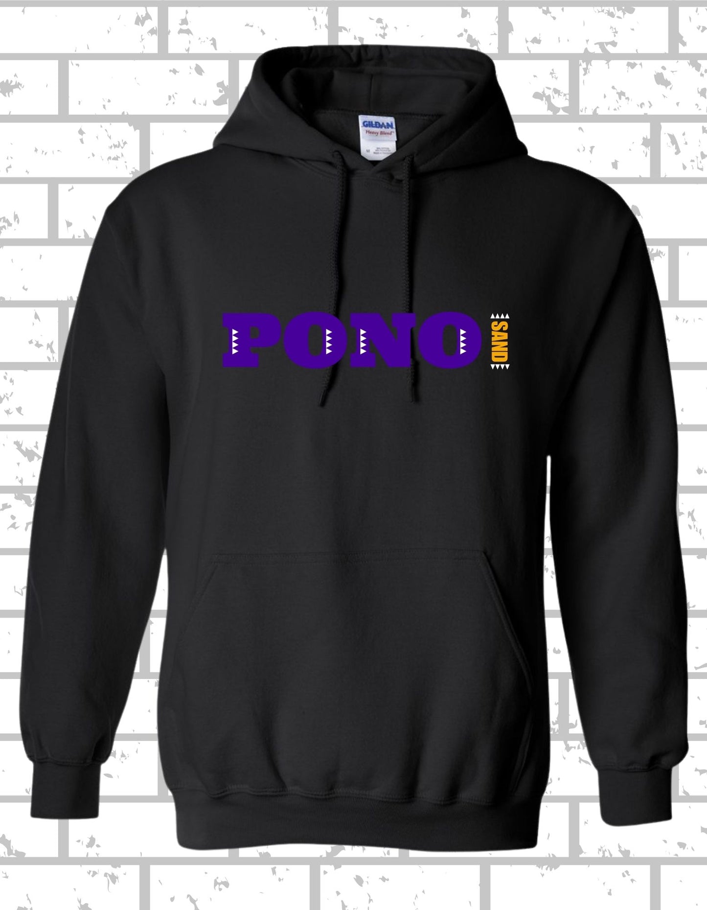 PONO Hoodie Sand Logo